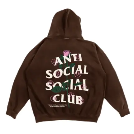 ASSC X SAD BOYS Fin De Semana Hoodie Brown