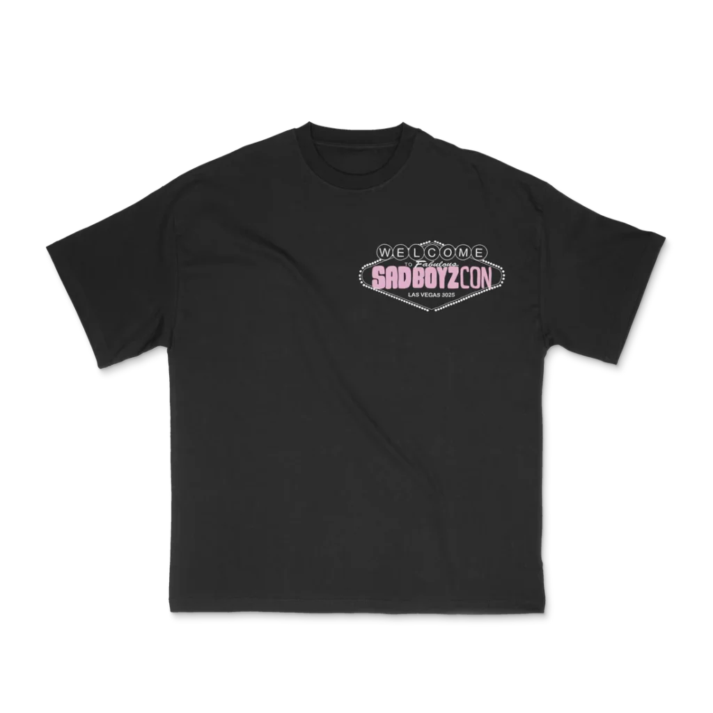Viva Las Vegas Tee Black Front