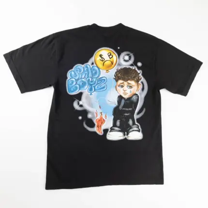 ANTI SAD NOW, SAD LATER TEE - BLACK