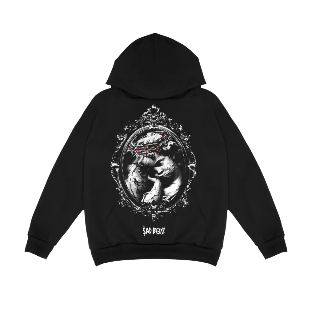 Sad Boyz $AD CHERUB HOODIE Black