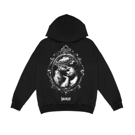 Sad Boyz $AD CHERUB HOODIE Black