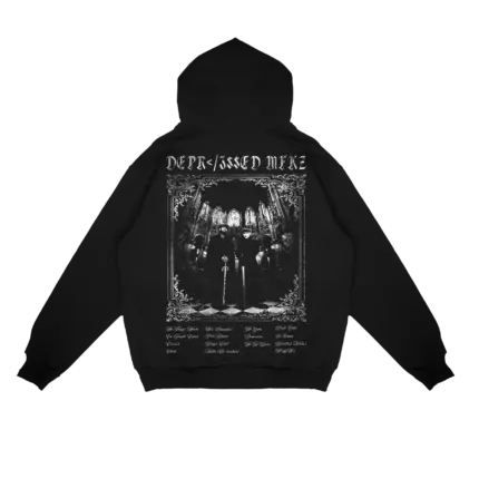 Sad Boyz COVER ART HOODIE Black Back