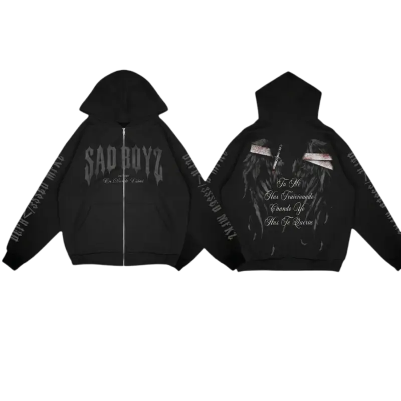 $adBoyz En Donde Esta$ Zip Up Hoodie