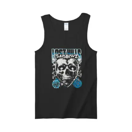 AD BOYZ X Lost Hills Nails Black Tank-Top