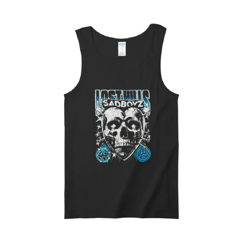 AD BOYZ X Lost Hills Nails Black Tank-Top