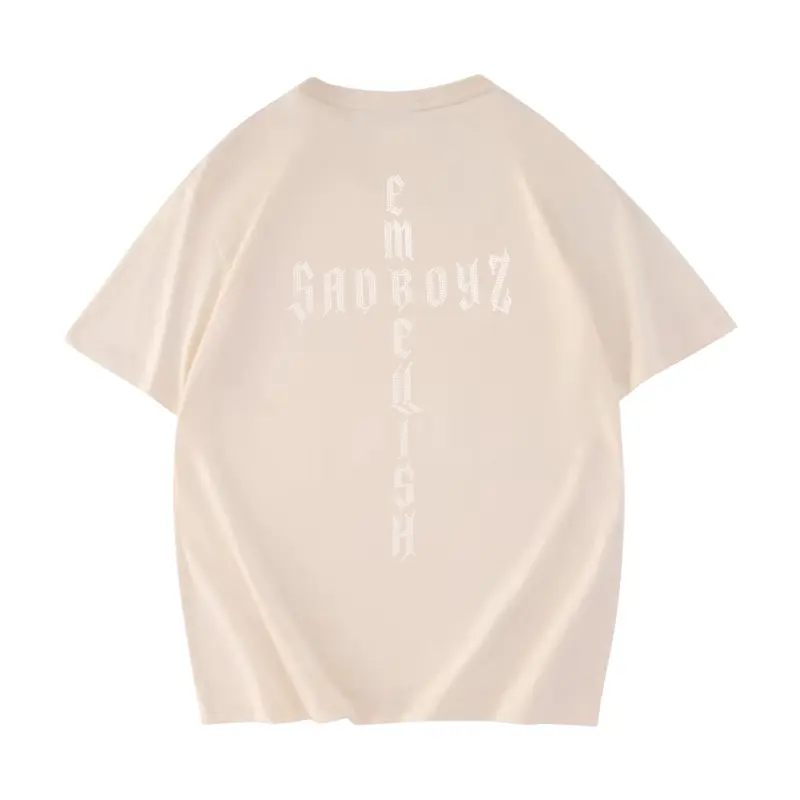 Embellish x Sad Boyz Cream Shirt Back