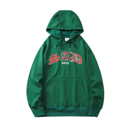Embellish x Sad Boyz Green Hoodie Front