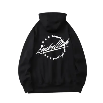 Embellish x Sad Boyz Pullover Black Hoodie Back