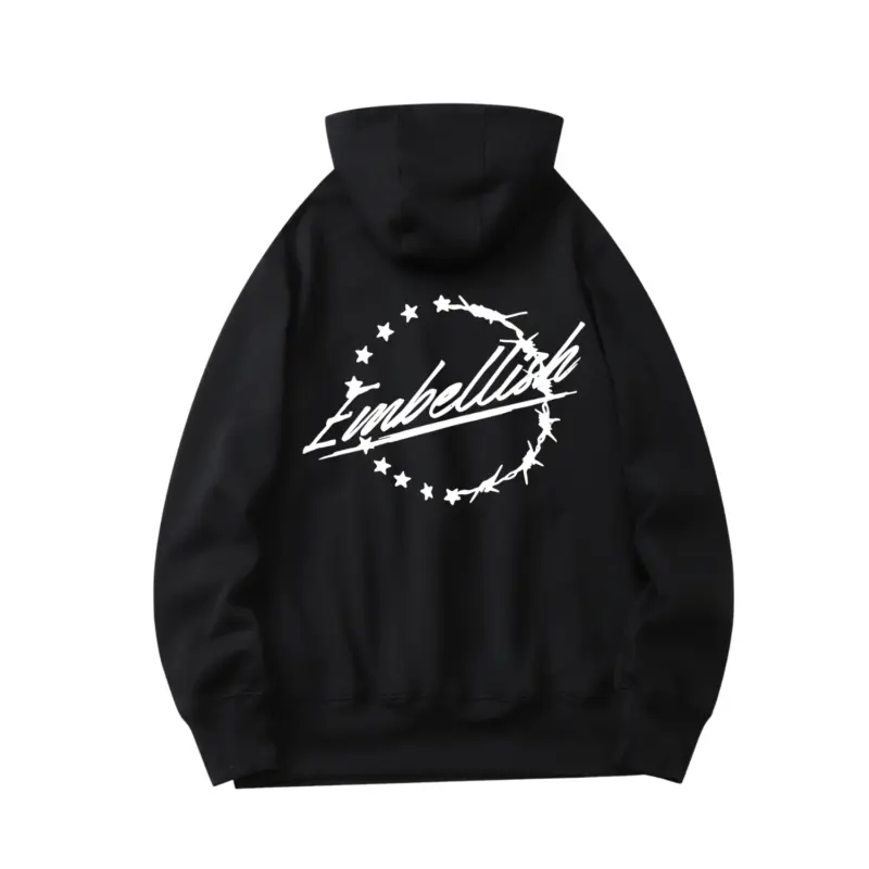 Embellish x Sad Boyz Pullover Black Hoodie Back