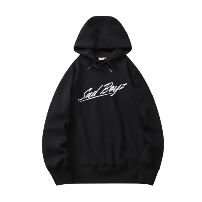 Embellish x Sad Boyz Pullover Black Hoodie Front