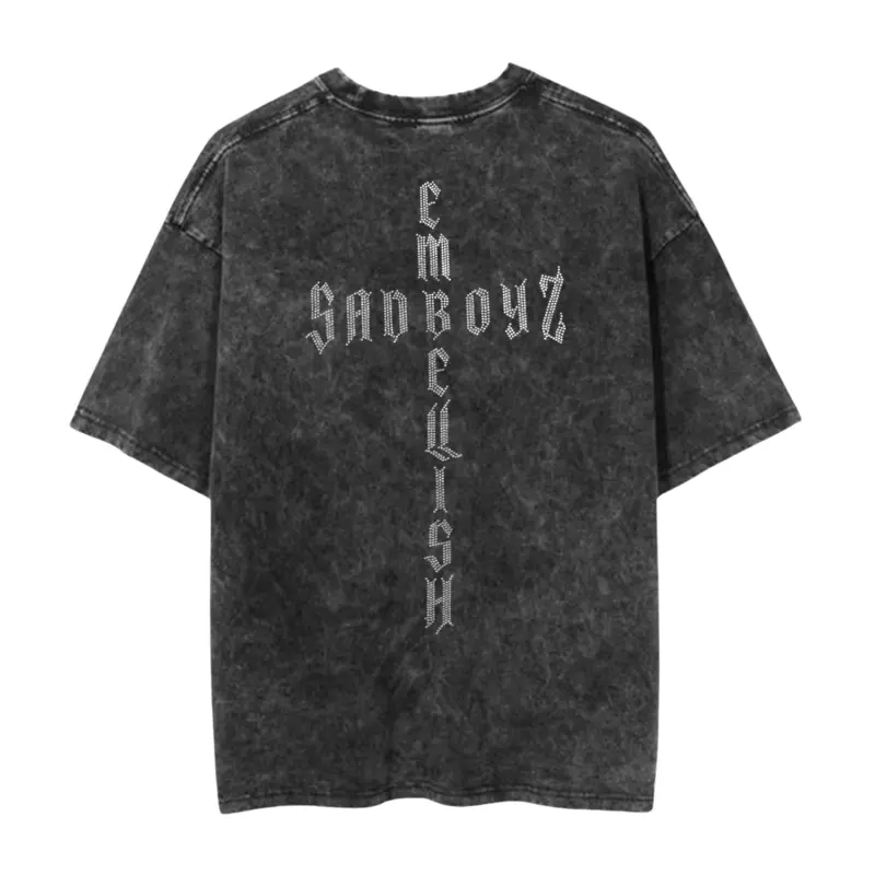 Embellish x Sad Boyz Washed Black Shirt Back