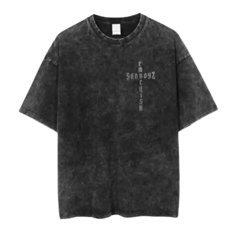 Embellish x Sad Boyz Washed Black Shirt Front