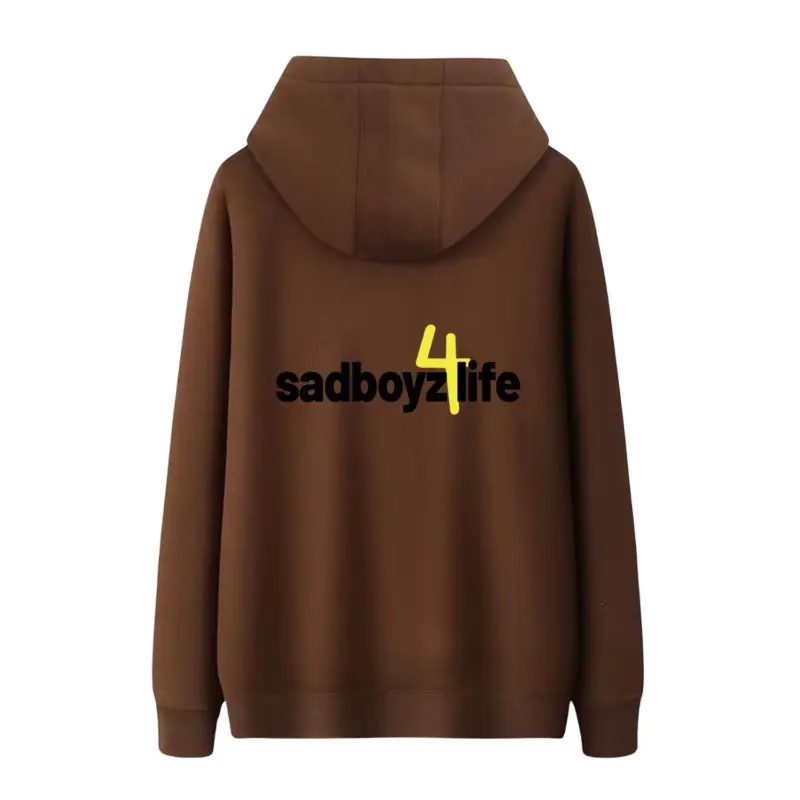 Sad Boyz 4 Life Brown Hoodie (1)