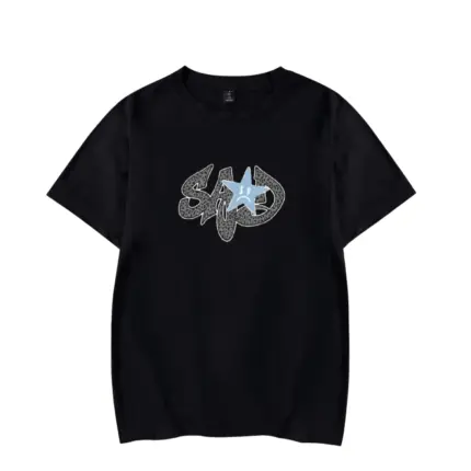 Sad Boyz Cheetah Black Tee