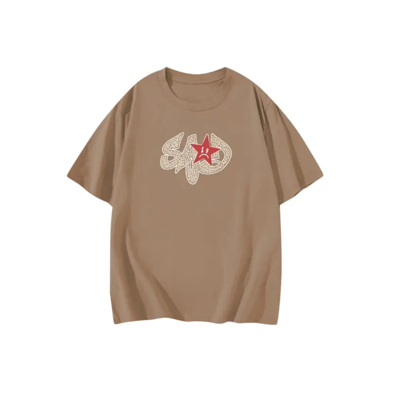 Sad Boyz Cheetah Brown - Tee Front