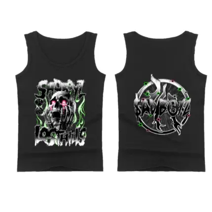 Sad Boyz LHSBCUTOFF004 – BLACK Tank - top