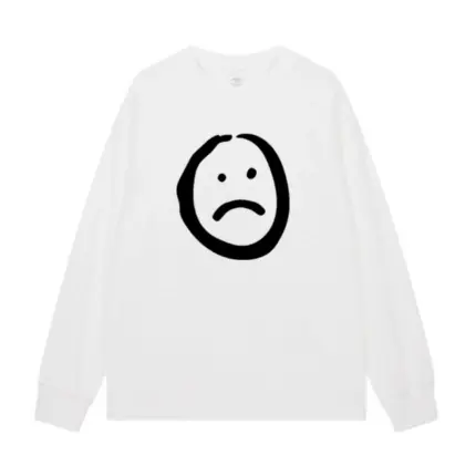 Sad Boyz Logo Long Sleeve – White