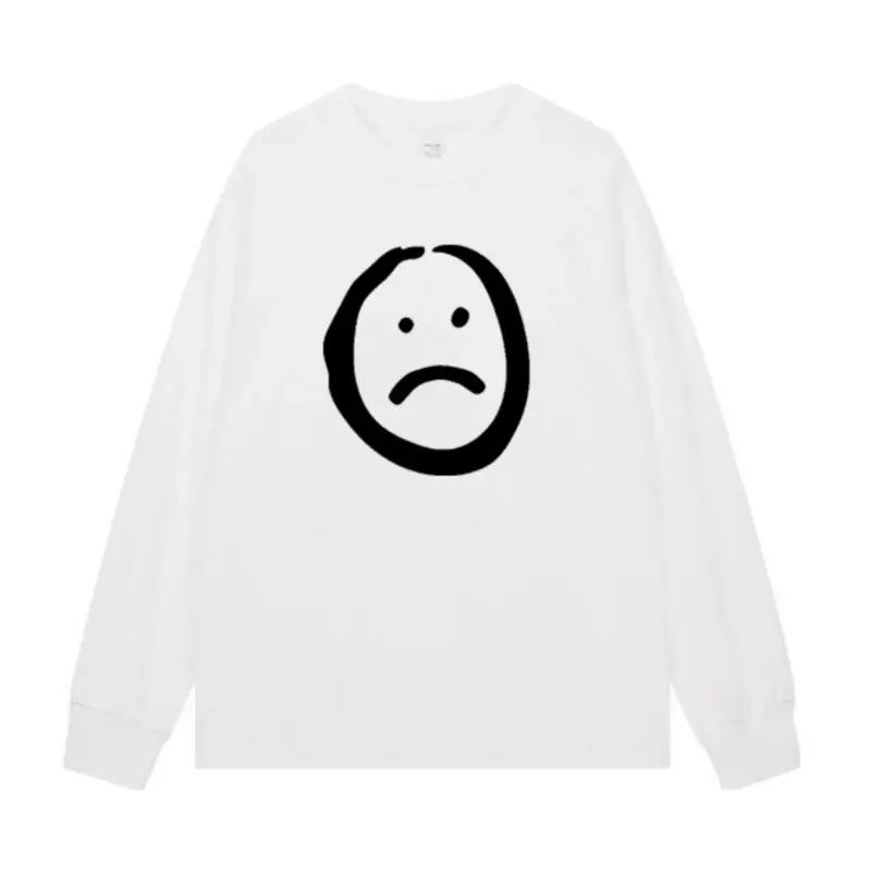 Sad Boyz Logo Long Sleeve – White