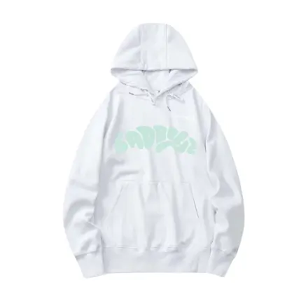 Sad Boyz Logo White Hoodie Front