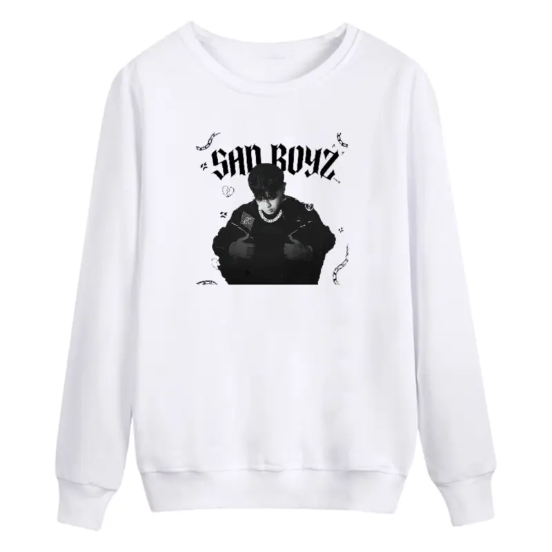 Sad Boyz Long Sleeve – White