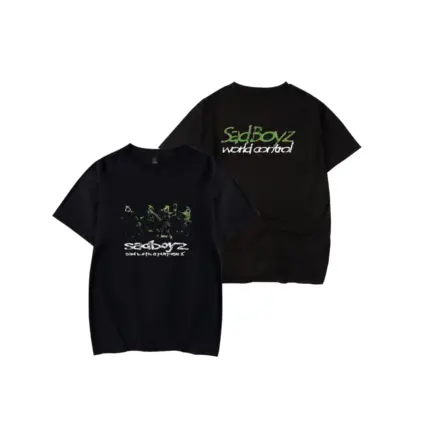 Sad Boyz World Control Tee Black