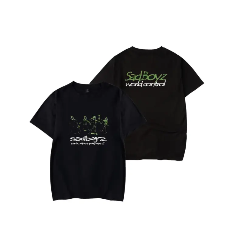 Sad Boyz World Control Tee Black