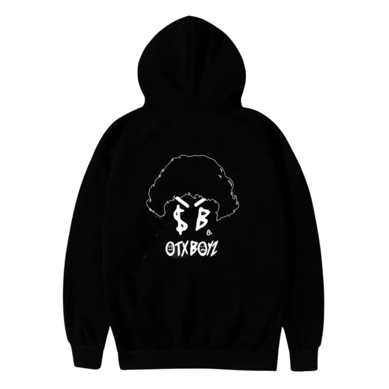 Sad Boyz X OTX Boyz Collaboration Hoodie - Black Back
