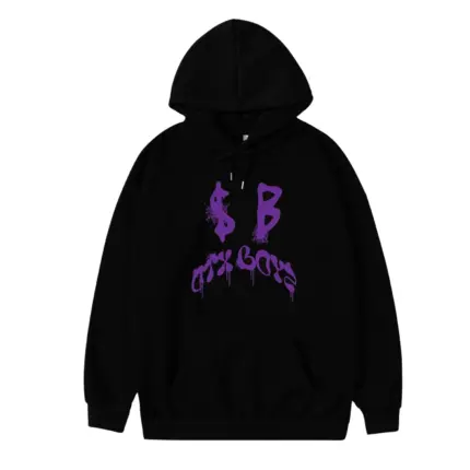 Sad Boyz X OTX Boyz Ya Disponible Hoodie - Black Front