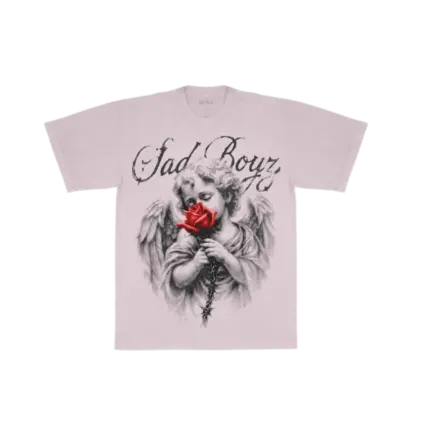 Sad Boyz Cherub Angel Rose Tee