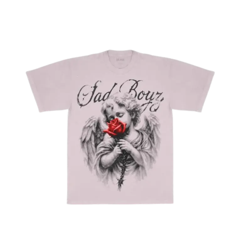 Sad Boyz Cherub Angel Rose Tee