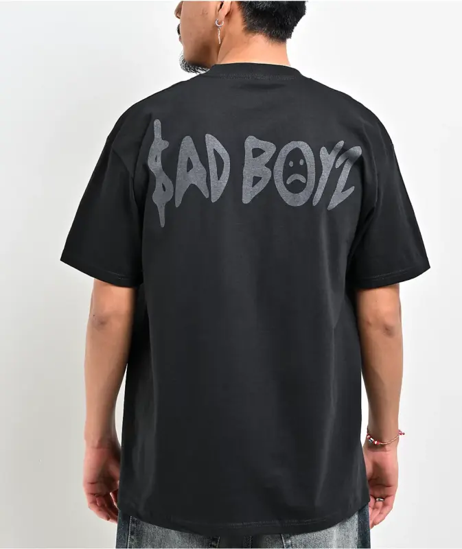 $AD BOYZ by Junior H Money T-Shirt - Black back