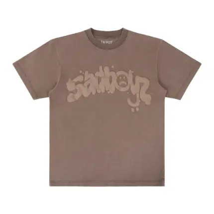 $ADBOYZ MOCHA TEE - SHIRT Front