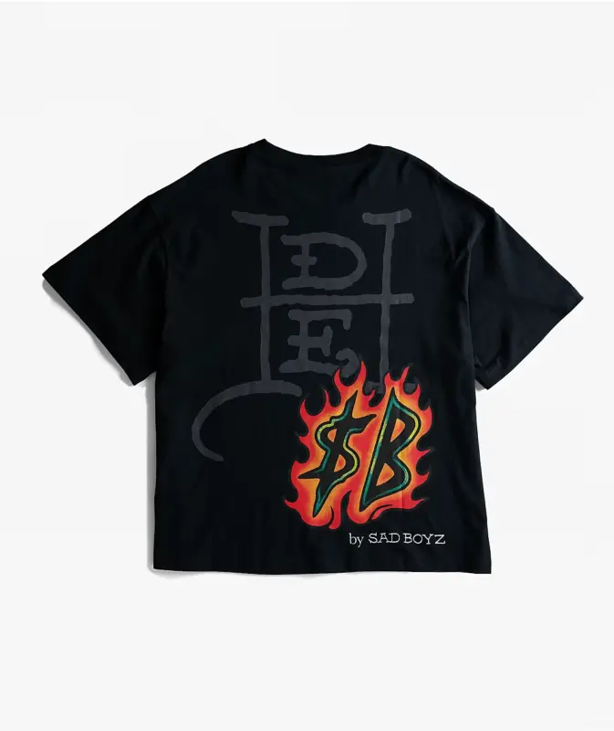 Ed Hardy x $AD BOYZ Western Rhinestone T-Shirt Back