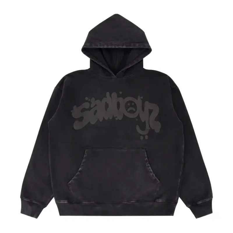 sad boyz CHARCOAL HOODIE front