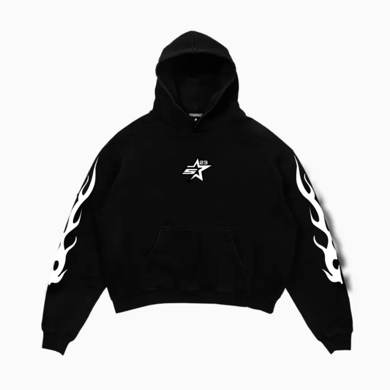 SAD BOYZ CT FLAME HOODIE front