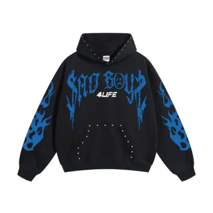 SAD BOYZ SB4L AZUL HOODIE - BLACK front