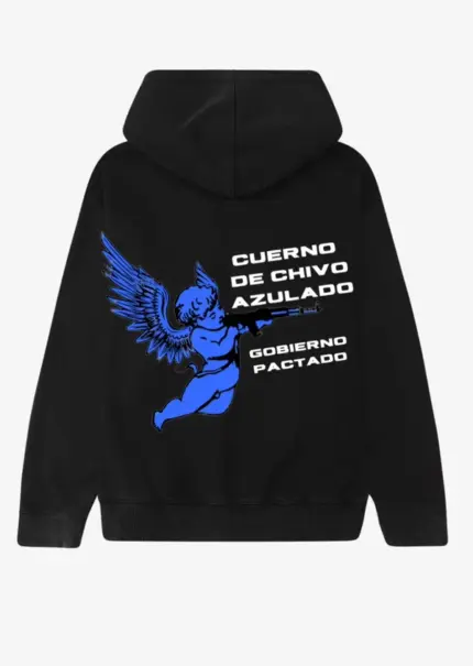 Sad Boyz Blue Horn Hoodie back