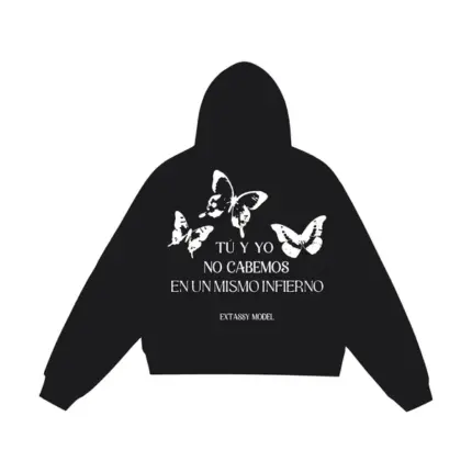 Sad Boyz Extassy Model Hoodie back