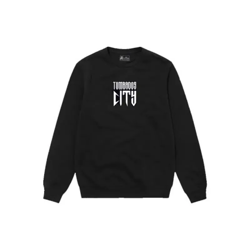 Sad Boyz lying down city Crewneck front